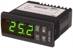 Контроллер ir32 для климатической техники, 1 вход для термопары J/K, 1 реле, питание 110/230 В, перем., звуковой сигнал, монтаж в панель