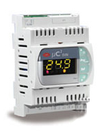 Параметрический контроллер для холодильного оборудования C2, для одноконтурных агрегатов, до 2-х компрессоров, монтаж на DIN-рейку