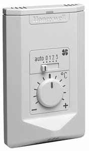 Датчик температуры, PT1000, температура воздуха в помещении, с задатчиком температуры, переключатель режимов (5 режимов), 4-х прводная схема подключ.