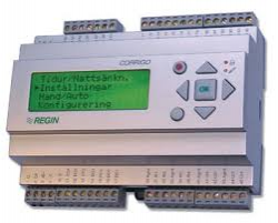 Контроллер Corrigo, 8 входов, 7 выходов, RS485, BACnet/IP, TCP/IP, 3 порта, дисплей
