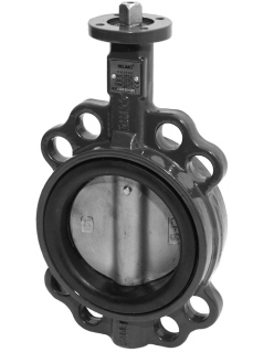 Клапан 2-ходовой типа "Бабочка", kvs 25 m3/h, DN 45