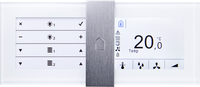 Панель управления THANOS rH LQ, Интерфейс (протокол):Modbus, Контролируемый параметр:Температура,влажность, Цвет:белый