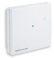 Датчик температуры комнатный, -30…+70C, NTC 10 K Precon, светодиод (зеленый) и кнопка (макс. 24 В пост. тока/макс. 10 мА), 1101-40A1-9593-002