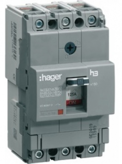 Автоматический выключатель, для выключателей Х160, фиксированный тепловой и магнитный расцепитель, 3 полюса, 18kA, 25A, 440В АС
