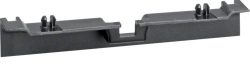 Дополнительная накладка держателя устройств SL new, для профиля 20х55мм, PC/ABS, безгалогеновый, RAL9011 графитово-чёрный