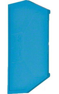Изолятор торцевой, для наборных клемм KXA35N, синий