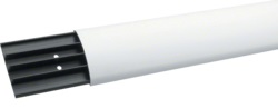 Кабельный канал SL, напольный, 4-х секционный, под кабели диаметра до 11мм, габарит профиля (ВхШхД) 17x75х2000мм, материал ПВХ, цвет крышки RAL9001