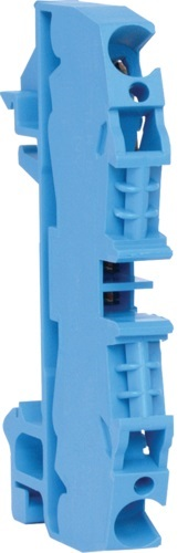 Клемма наборная, N, сечение 2.5 - 10 кв.мм, пружинные контакты, 800В/57A, проходная, синяя