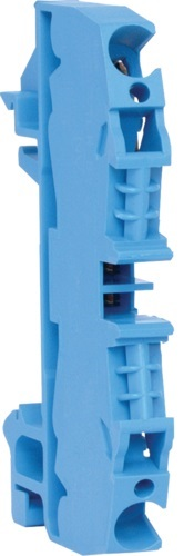Клемма наборная, N, сечение 4 - 16 кв.мм, пружинные контакты, 800В/76A, проходная, синяя