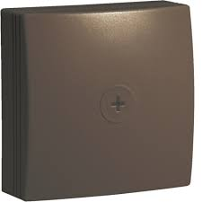 Клеммная коробка 75x75, ATEHA-канал, коричневый