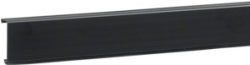 Крышка плинтусного кабельного канала SL new, с гибкими язычками, профиль 20х55мм, ПВХ, RAL9011 графитово-чёрный