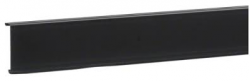 Крышка плинтусного кабельного канала SL new, с гибкими язычками, профиль 20х80мм, ПВХ, RAL9011 графитово-чёрный