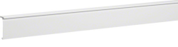 Крышка плинтусного кабельного канала SL new, с пазом для коврового покрытия, профиль 27.5х80мм, ПВХ, RAL9010 чисто белый