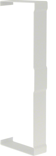 Муфта для закрытия стыков 2-секционного профиля BRS,66х210мм, крышки 80мм, длина 25 мм, сталь порошковая, окрашена,цвет RAL9001 сливочно-белый