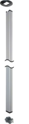 Одинарная колонна DA200 с зажимным креплением, профиль 68x98мм, высота 3,4м, цвет "алюминий"