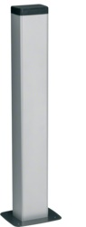Одинарная колонна DA200-80 для приборов формата 60 мм, профиль 68х98мм, высота 650мм, цвет "алюминий"