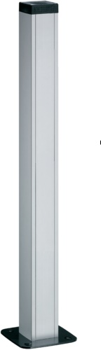 Одинарная мини колонна DA200-45 для приборов формата 45 мм, профиль 66x66мм, высота 700мм, цвет "алюминий"