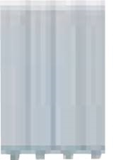 Полоса-заглушка паза под модульные автоматы Орион плюс, 6штук, по 4 модуля, пластик, цвет RAL7035, серый