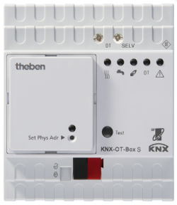 Контроллер-шлюз KNX-OT-Box S, для обмена данными OpenTherm <-> KNX, на DIN-рейку, IP 20