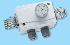 Терморегулятор одноступенчатый, 24…250 B переменного тока, 0…+ 60 °C, настройка снаружи, 1102-1050-1100-300