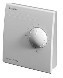 Датчик измерения температуры комнатный, LG-Ni 1000, 0…+50 С, с регулятором уставки +/-3К