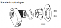 Запасной переходник валастандартный, для GCA, GBB, GIB, диаметр оси 8 ... 25,6 мм, от 3 штук