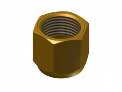Гайка накидная для затяжки на конусообразное концевое соединение с наружной резьбой, NS 4-4, 6 мм, 1/4 IN
