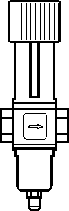 Клапан с прямым приводом, тип WVFX 10, -25 - 130 °C, 4,00 - 23,00 бар, KVS 1,400 м3/ч, 10,00 мм, G 3/8