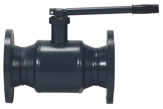 065N4281 Кран шаровой JiP-FF, фланцевый, 2-ходовой, с рукояткой ...