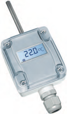 Преобразователь температуры измерительный, наружный, PT1000, 0-10 В, - 30 ...+ 70 °C, 1101-1141-2009-900