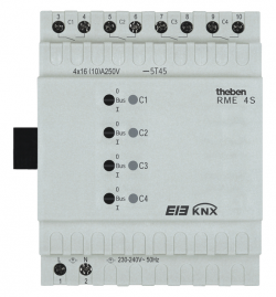Модуль расширения RME 4 S EIB/KNX Mix, 4-канальный, для базовых модулей серии Mix, монтаж на DIN рейку, IP 20